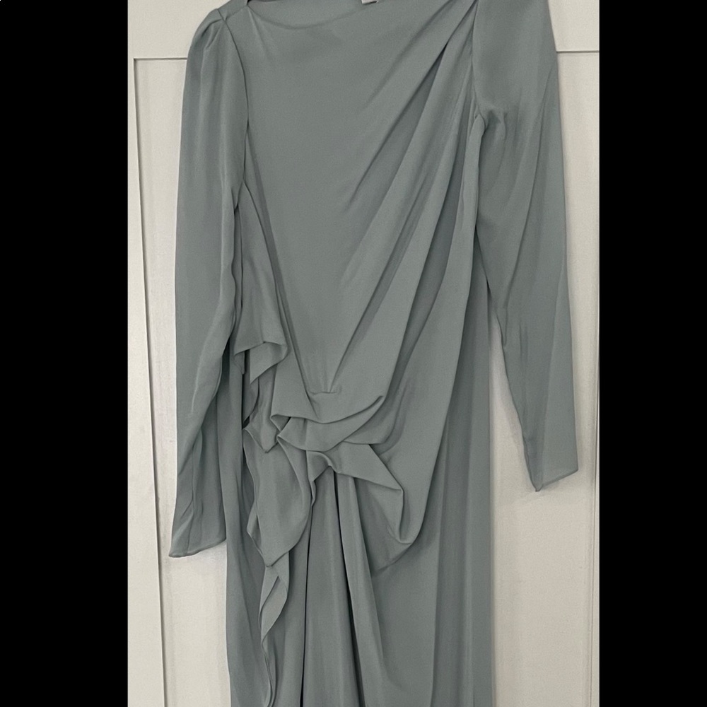 Designer Gustavo Arango Blue Formal Dress